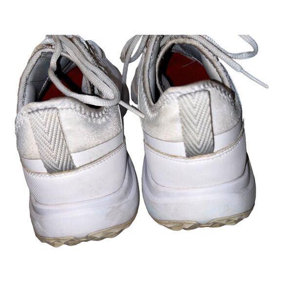 Women’s 9 2015 Nike FI Impact 2 White/Platinum Waterproof Spikeless Golf Shoes - Picture 5 of 10